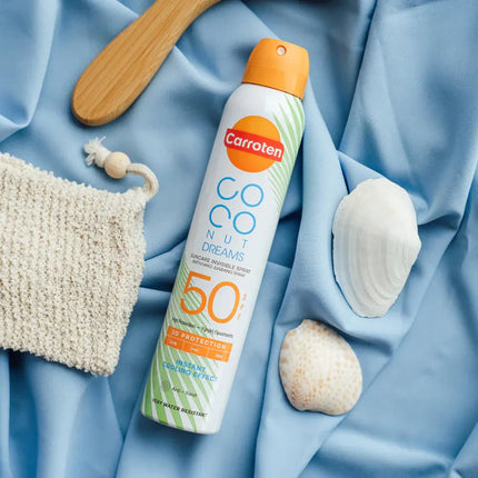 Carroten Coconut Dreams Sunscreen Spray Transparent SPF 50