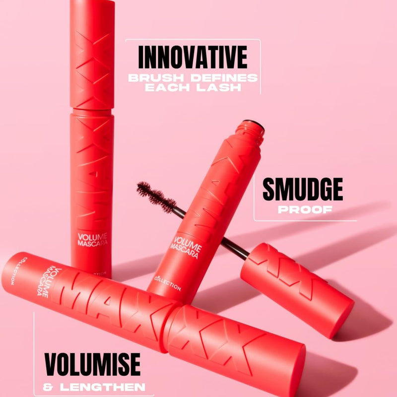Collection Maxxx Volume Mascara Black, mascara voor volume en lengte