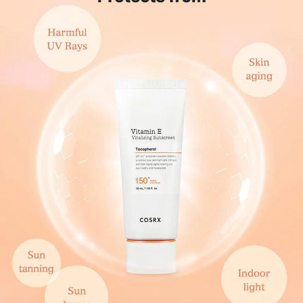 COSRX Vitamin E Vitalizing Sunscreen SPF 50+