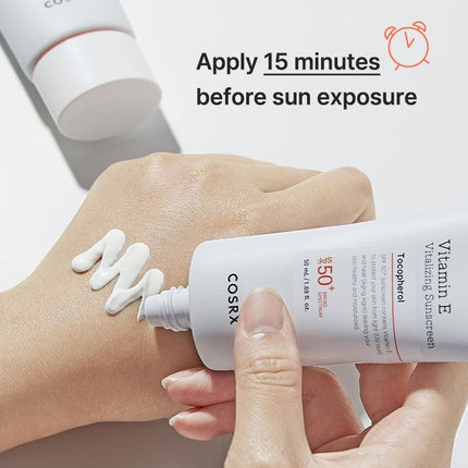 COSRX Vitamin E Vitalizing Sunscreen SPF 50+
