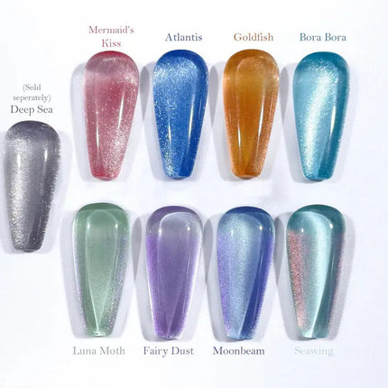 Crisania Neri Sea x Sky Magnetic Cat Eye Gel Polish Goldfish