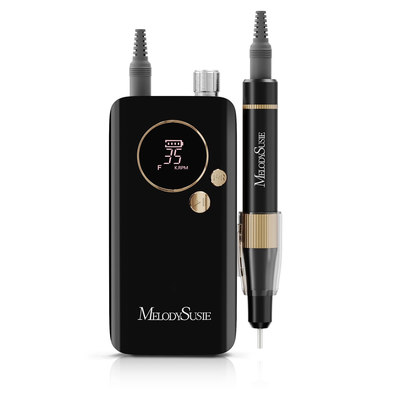 M_nail♡ MelodySusie SM200F nagelfrees 35.000 RPM zwart | Boozyshop
