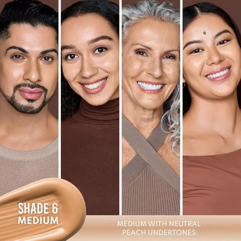 Danessa Myricks Beauty Yummy Skin Serum Skin Tint 6, lichte foundation met serum-eigenschappen, foto 3 van 6