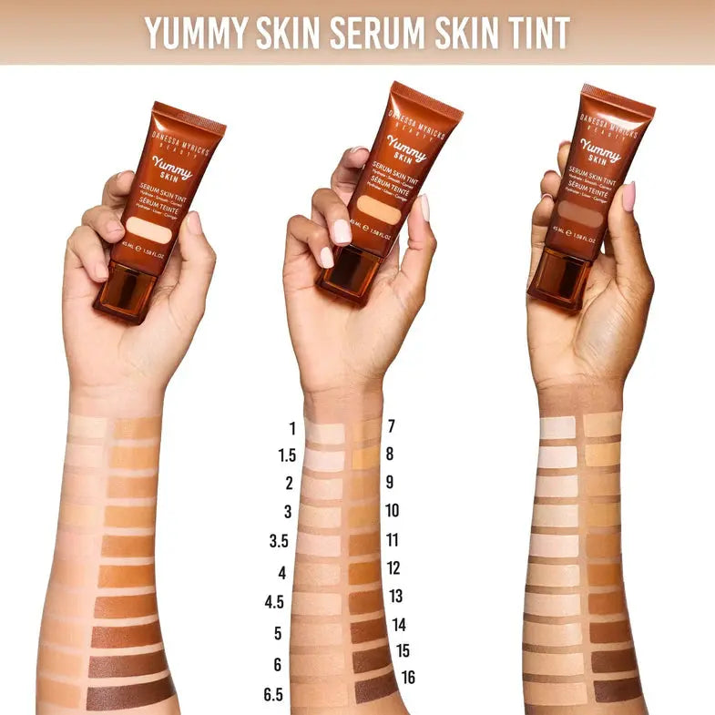 Danessa Myricks Beauty Yummy Skin Serum Skin Tint 2, hydraterende foundation, foto 4 van 6