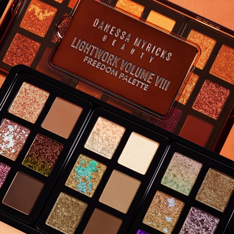Danessa Myricks Beauty Lightwork Palette VIII Freedom Palette, oogschaduwpalette met 18 tinten
