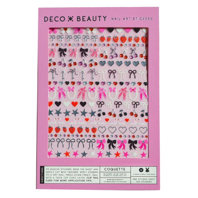 Deco Beauty Nail Art Stickers Coquette
