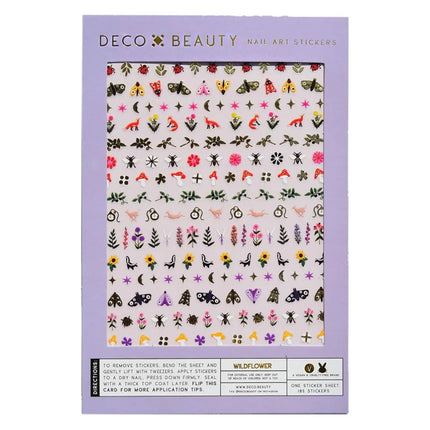Deco Beauty Nail Art Stickers Wildflower