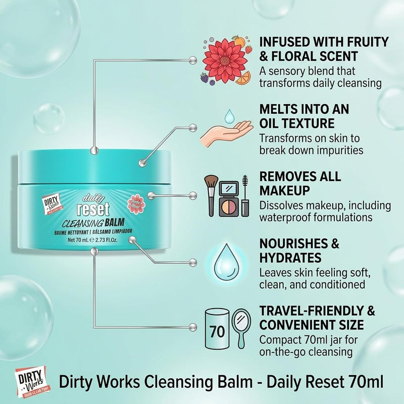Dirty Works Daily Reset Cleansing Balm 2