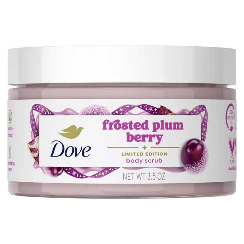 Dove Limited Edition Body Scrub Frosted Plum Berry 3.5oz