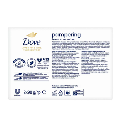 Dove Pampering Shea Butter & Vanilla Beauty Bar 2-Pack