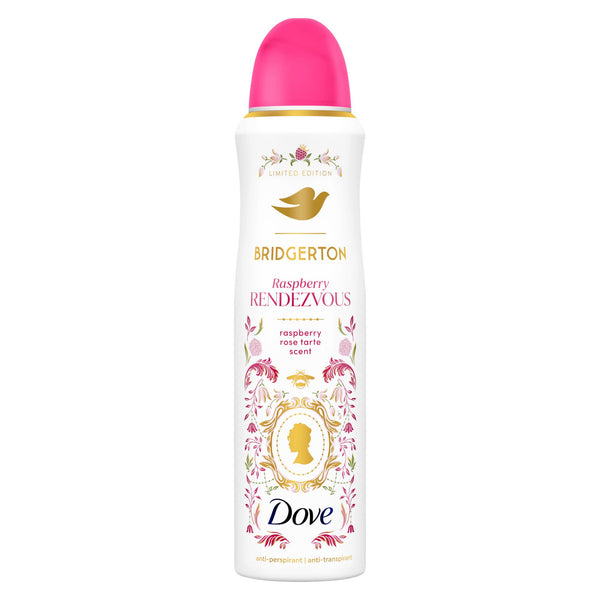 Dove X Bridgerton Raspberry Rendezvous Anti Perspirant Deodorant Spray