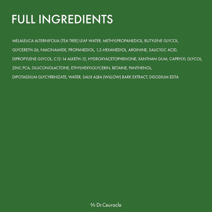 Dr.Ceuracle Tea Tree Purifine Toner Pad