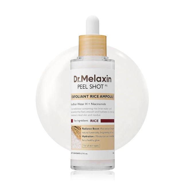 Dr.Melaxin Peel Shot Exfoliant White Rice Ampoule