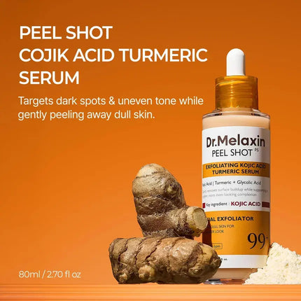 Dr.Melaxin Peel Shot Exfoliating Kojic Acid Turmeric Serum