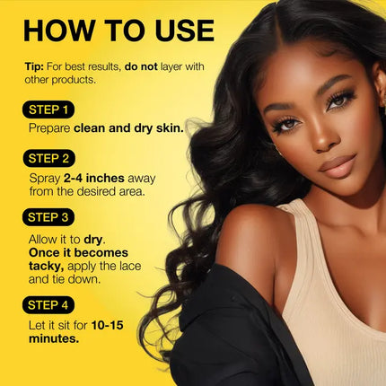 Ebin New York Wonder Bond Spray Mega Yellow 80 ml