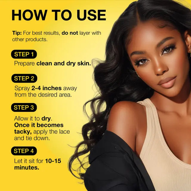 Ebin New York Wonder Bond Spray Mega Yellow 80 ml