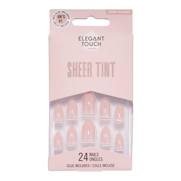 Elegant Touch Sheer Tint Satin Slippers Nails