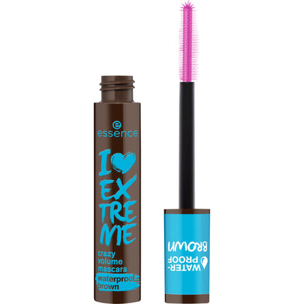 Essence I Love Extreme Crazy Volume Mascara Waterproof Brown 01 Cozy Brown