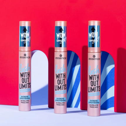 Essence Lash Without Limits Waterproof Extreme Lengthening & Volume Mascara 03 Black Waterproof