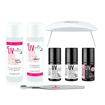 Essence Starter Set Studio Nails UV Gel Polish with Lamp