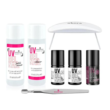 Essence Starter Set Studio Nails UV Gel Polish with Lamp