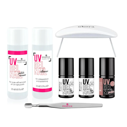 Essence Starter Set Studio Nails UV Gel Polish with Lamp