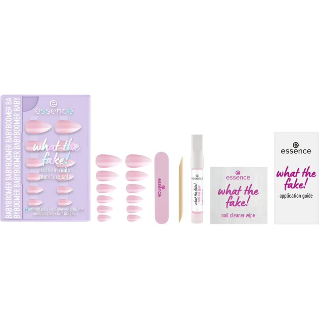 Essence What The Fake! Press-on Nails Manicure Set 03 Babyboomer