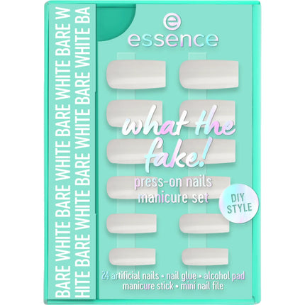 Essence What The Fake! Press-on Nails Manicure Set 04 Bare White