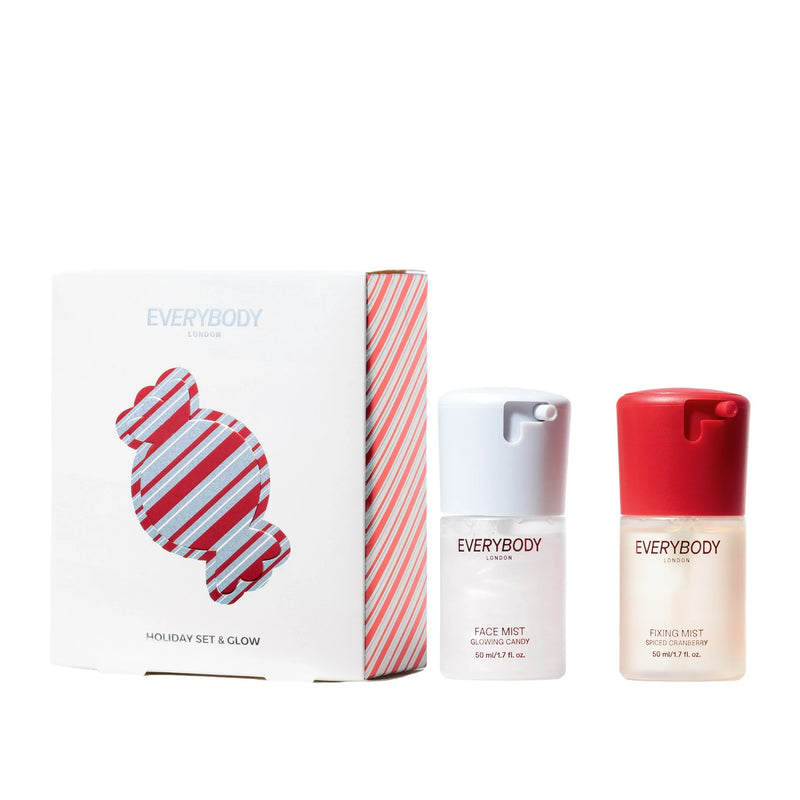 Everybody London Holiday Set&Glow, set met twee mini gezichtssprays
