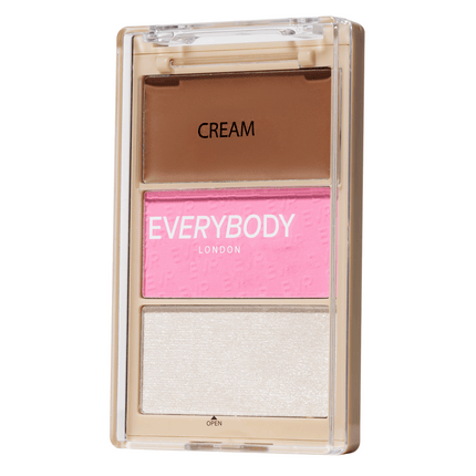 Everybody London Trio Face Palette Blush Me Baby