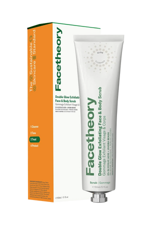 Double Glow Exfoliating Face & Body Scrub Gently Scented