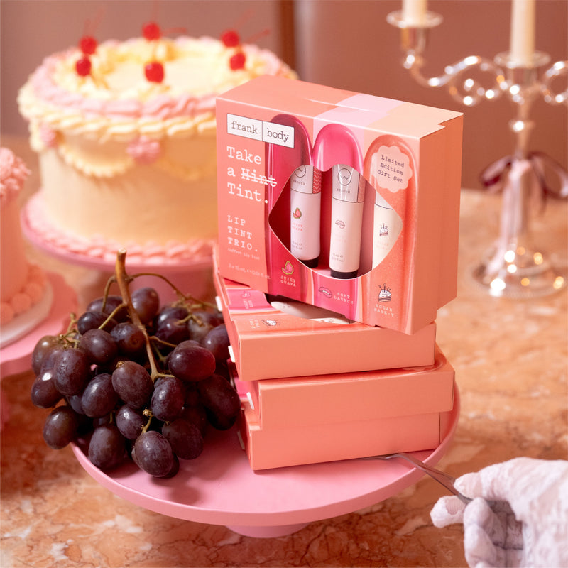 Frank Body Take A Tint Lip Kit, drie hydraterende lip tints, foto 5 van 6