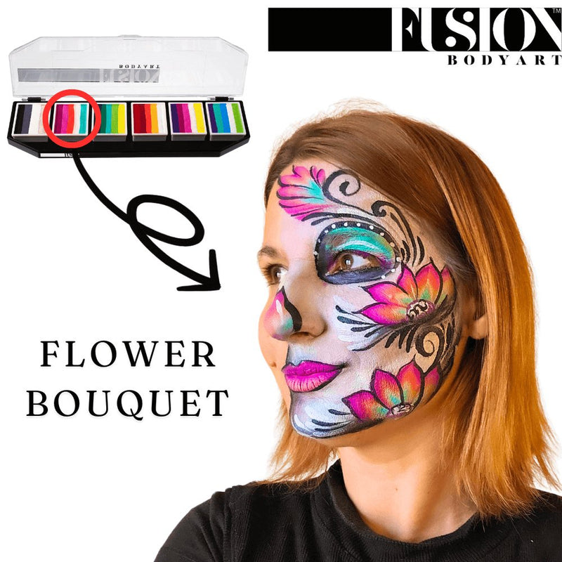 Fusion Body Art Face Painting Palette Sugar Skull
