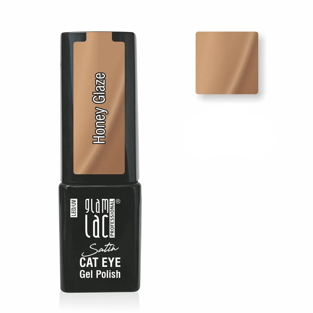 Glamlac Cat Eye Gel Polish Satin Honey Glaze