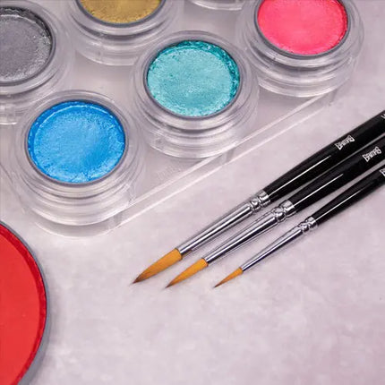 Grimas Face Paint Brush Set Round 2/4/6