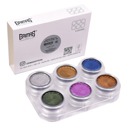 Grimas Water Make-up Metallic Palette M6