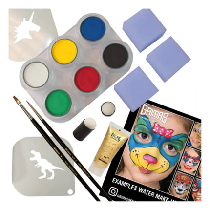 Grimas Water Make-up Pure 6 Palette Set