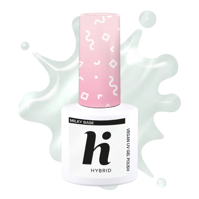 Hi Hybrid Milky Base Coat Gel Polish