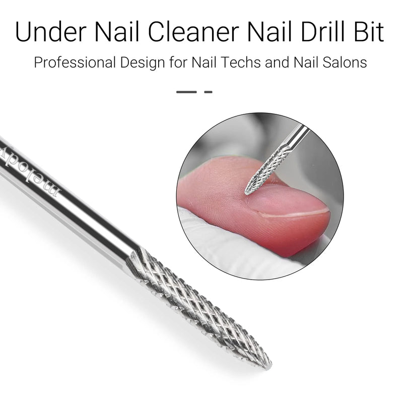 Ball Shape Tungsten Carbide Safety Under Nail Cleaner Nail Drill Bit