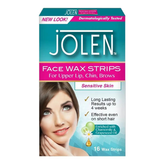 Jolen Face Wax Strips