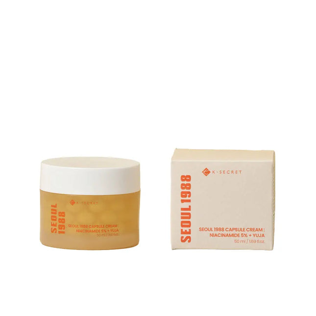 K-Secret Capsule Cream: Niacinamide 5% + Yuja