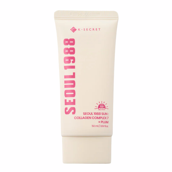 K-Secret Seoul 1988 Sun Collagen Complex 7 + Plum SPF50+ PA++++
