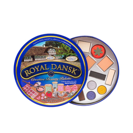 Kara Beauty Royal Dansk® Cookie Tin Creative Beauty Palette