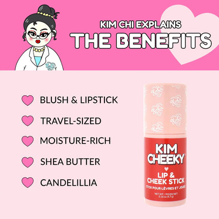 KimChi Chic Beauty Kim Cheeky Lip & Cheek Stick Flushed