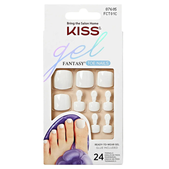 Kiss KS Gel Fantasy Toenails This is Classic