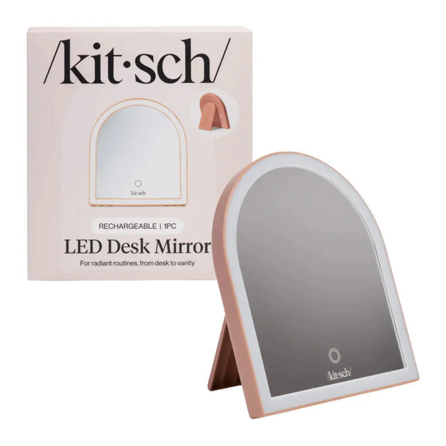 Kitsch Arch Desk Mirror Terracotta