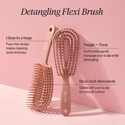 Kitsch Detangling Flexi Brush Terracotta