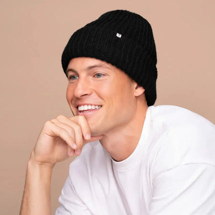 Kitsch Glazey™ Satin Lined Beanie Black