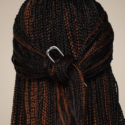 Kitsch Mini Metal French Hair Pin & Clips Set Silver