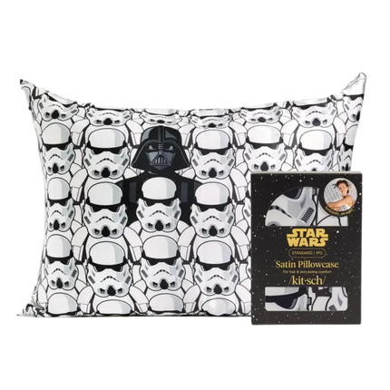 Kitsch Star Wars™ Satin Pillowcase Darth Vader & Stormtroopers
